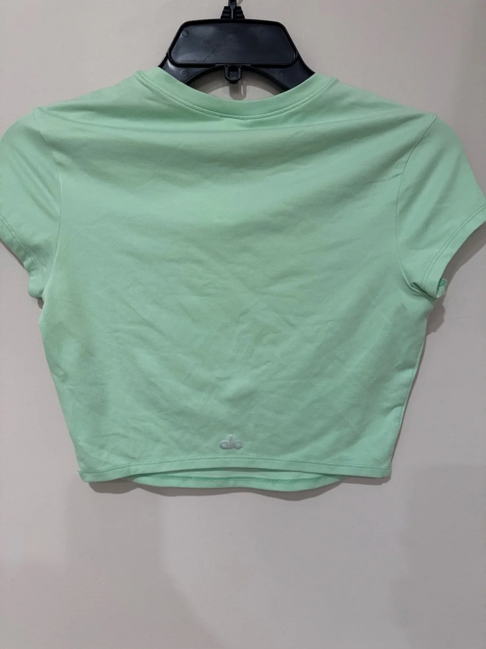 ALO Yoga Mint Green Cropped Tee